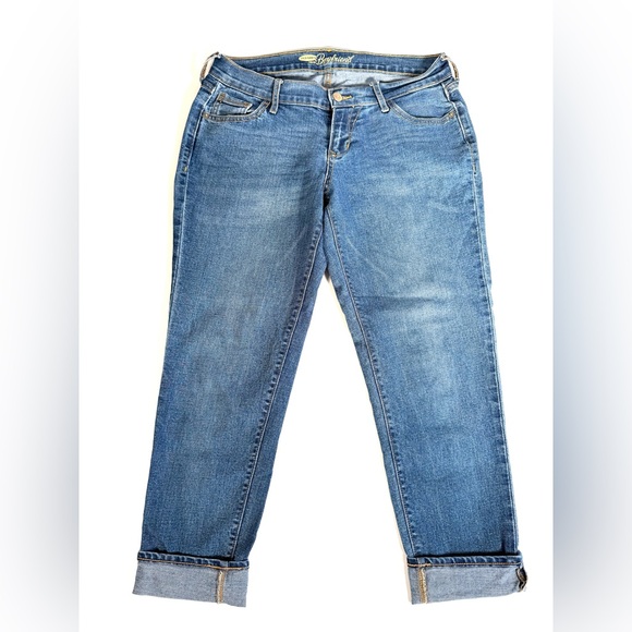 Old Navy Denim - Old Navy Boyfriend Skinny Ankle Mid Rise Blue Denim Jeans Classic Americana